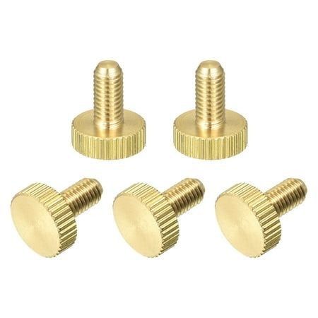 M5x10mm フラットブラスボルト 握りノブ 固定器具 家用,電子,機械用