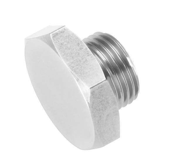 814-16-5 -16 AN 直線糸 (Oリング) ポートプラグ 透明なCNC金属部品
