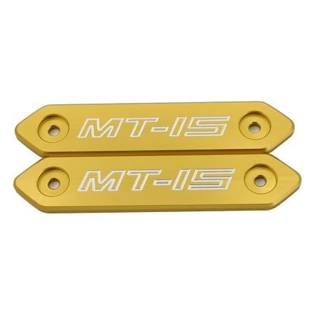 CNC アルミ合金 装飾用外装用品 Mtkracing for MT-15 2018 モーターバイク部品 - ゴールデン