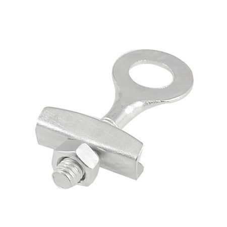 シルバー色 メタル自転車 バイク 部品 チェーン トラック ストレッサー 6mm ダイヤ 糸