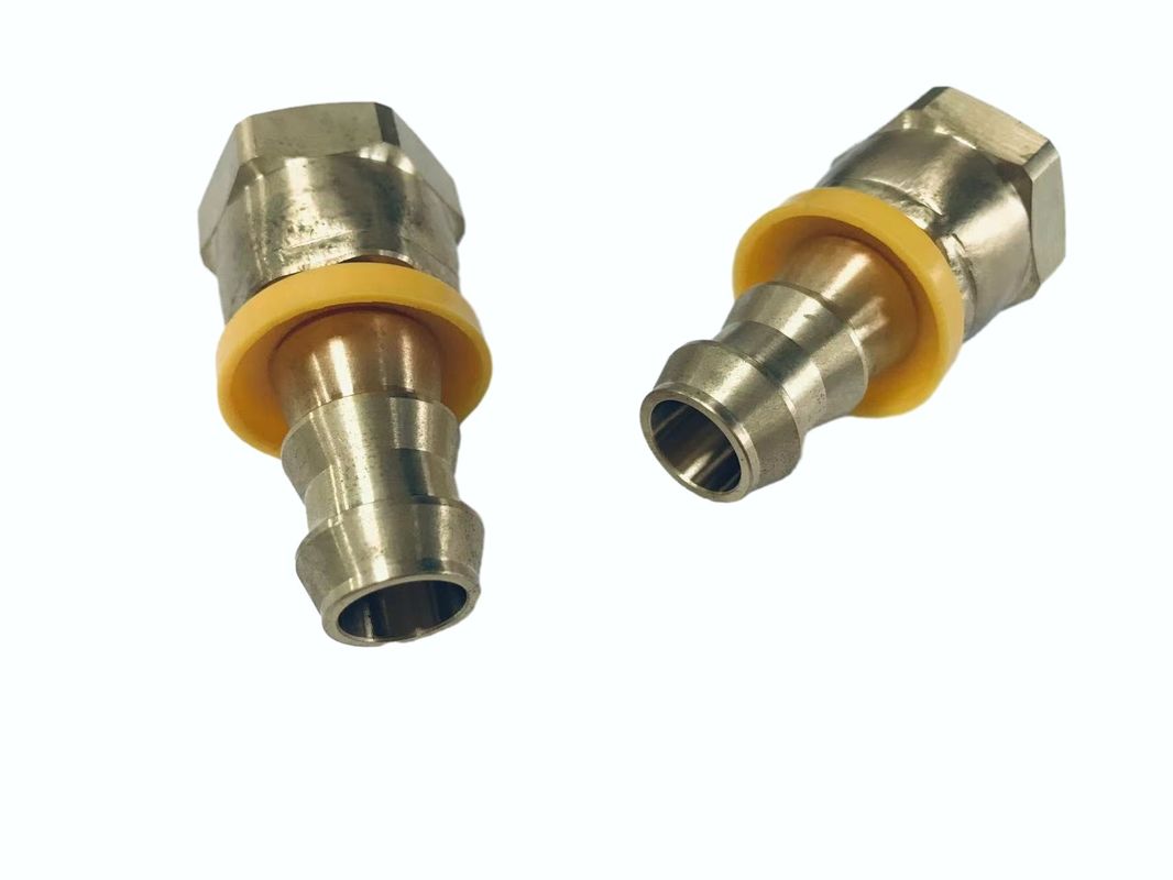 1/2 女性 NPSM スレッド-1/2 装着用 ハードウェア 固定器具 固定器具 CNC Mchining ホース バーブ 銅用 固定器具
