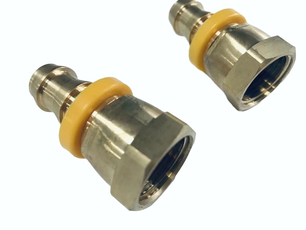 1/2 女性 NPSM スレッド-1/2 装着用 ハードウェア 固定器具 固定器具 CNC Mchining ホース バーブ 銅用 固定器具