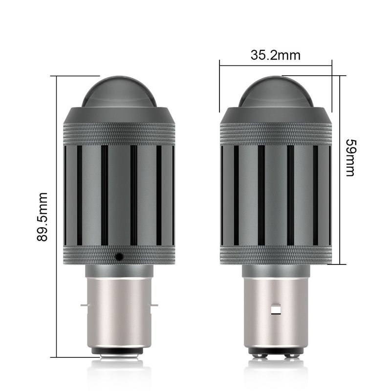 G-View モーターサイクルのヘッドランプ 電球12-24V/LED電球 超明るい白いモーターサイクルのヘッドランプ スクーターアクセサリー